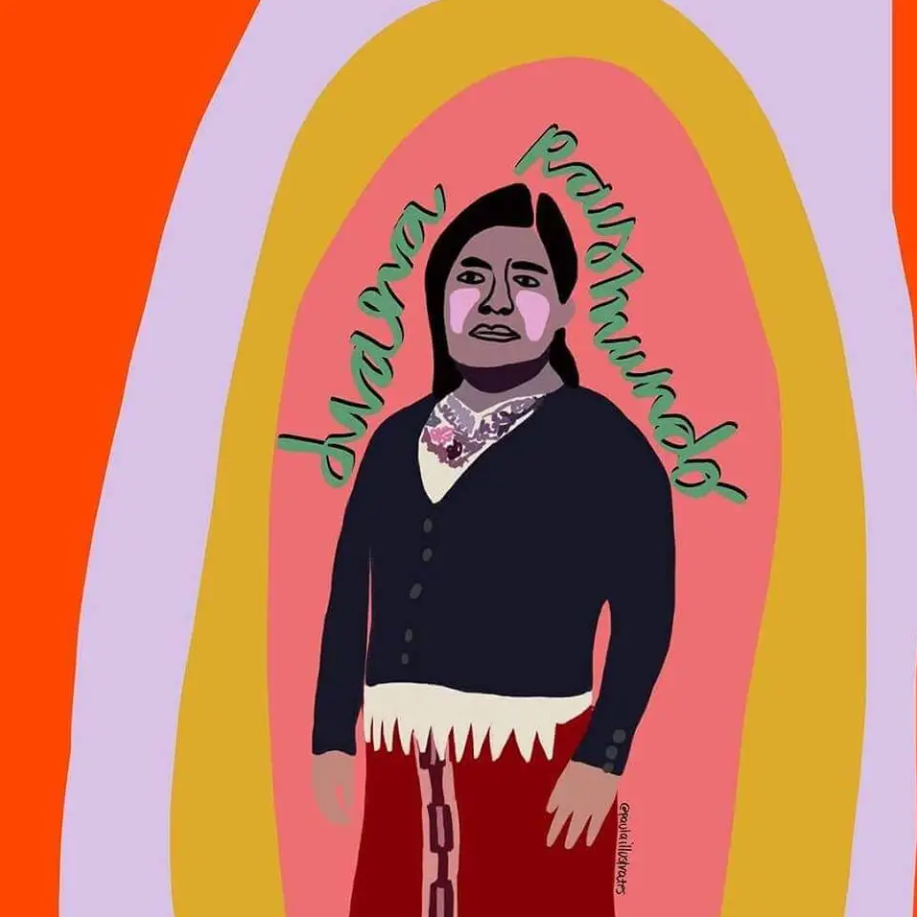  Juana tenía 25 años cuando fue asesinada. Diseño: Paula Illustrates 